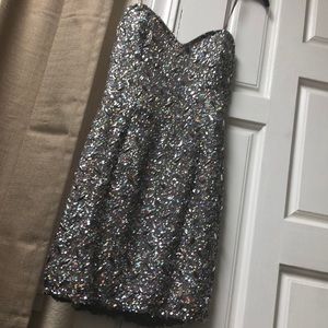 Camille La Vie Group USA  Silver Dress